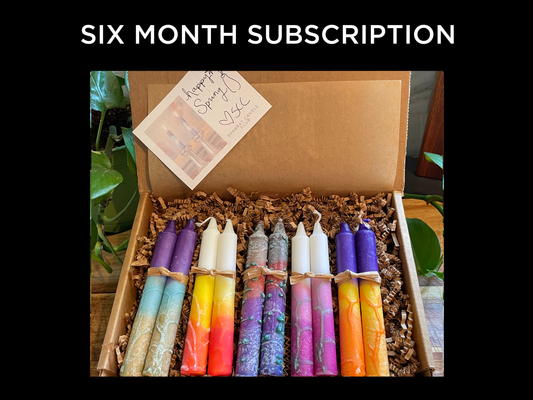 Six (6) Month Candle Subscription