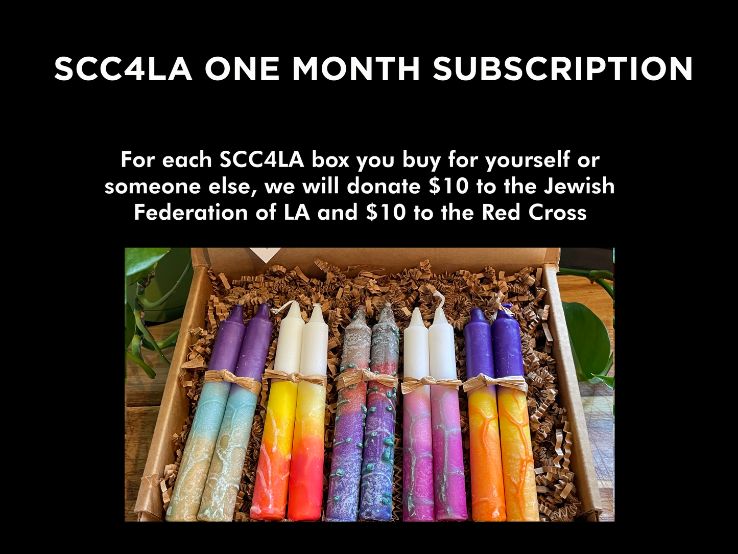 SCC4LA ONE MONTH SUBSCRIPTION - SUPPORT FOR LA